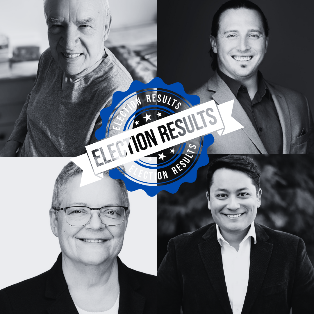 LCC Board of Education Electees Rust, Fölnagy, Weismann, and Maldonado — Design by Kat Tabor